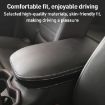 Toyota RAV4 2000 Armrest Box Leather Cover - Black Grey - 4