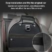 Toyota RAV4 2000 Armrest Box Leather Cover - Black Grey - 6