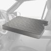 Ford F150 2015-2022 Grey Armrest Box Leather Cover Mat - 1