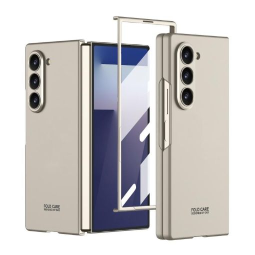 Samsung Galaxy Z Fold7 5G GKK Ultra-thin Protective Case Titanium Grey - 1
