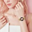 Samsung Galaxy Watch FE/7/6/5/4 Classic 20mm Gold Diamond Metal Band - 5