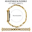 Xiaomi Mi Band 9 Pro/8 Pro/Redmi Watch 5/4 20mm Diamond Metal Band Gold - 2