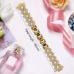 Xiaomi Mi Band 9 Pro/8 Pro/Redmi Watch 5/4 20mm Diamond Metal Band Gold - 4