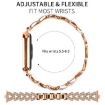 Redmi Watch 3 Active/Lite 20mm Diamond Metal Band Rose Gold - 2