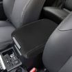 Toyota Prado 2010-2019 Armrest Box Leather Cover (Black Grey) - 1
