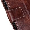Samsung Galaxy XCover7 Pro Leather Case - Retro Crazy Horse Texture Brown - 5