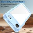 iPhone 17 Air Colorful Series Blue Acrylic TPU Phone Case - 3