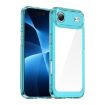 iPhone 17 Air Colorful Series Acrylic TPU Case - Transparent Blue - 1