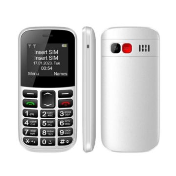 MXMID B210 Keypad Phone, 1.77" Display, LED Flashlight, Dual SIM, UK Plug - 1