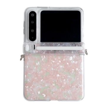 Huawei Pura X Phone Case - Pink Green Pearlescent Shell Texture - 1