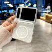 Huawei Pura X MagSafe Phone Case - White Pearlescent Shell Texture - 4