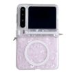 Huawei Pura X Pink MagSafe Phone Case with Side Buckle & Shell Texture - 1