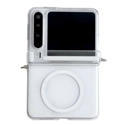 Huawei Pura X MagSafe Phone Case - Side Buckle Axis Transparent - 1