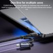 Yesido CA200 1.2m 60W USB/Type-C to Type-C/8 Pin Fast Charging Cable - 5