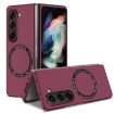 Samsung Galaxy Z Fold6 MagSafe Shockproof Frosted Case - Wine Red - 1
