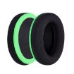 Replacement Earpads for Razer Kaira, 2pcs, Football Net Fabric, Black Green - 2