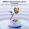 Yesido DS31 3-in-1 Magnetic Wireless Charger with RGB Light - White - 5