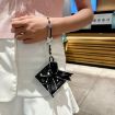 Samsung Galaxy Z Flip3 5G Case Glitter Dots Pattern with Bow Bracelet White - 5