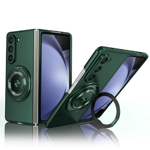 Samsung Galaxy Z Fold7 Kalebol MagSafe Rotation Holder Case - Deep Green - 1