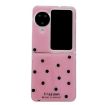 OPPO Find N3 Flip Case - Rose Red Glitter Powder Dots Pattern - 1