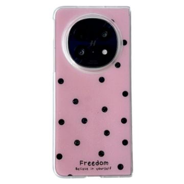 OPPO Find N5 Phone Case - Rose Red Glitter Powder Dots Pattern - 1