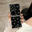 Huawei Pocket 2 Phone Case - Black Glitter Powder Dots Pattern - 2