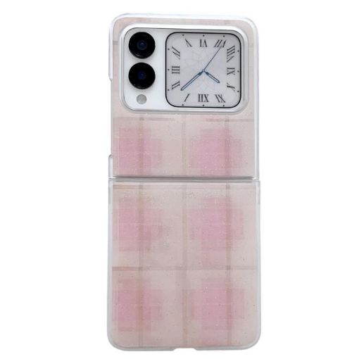 Huawei Nova Flip Phone Case - Pink Glitter Powder Dots Pattern - 1