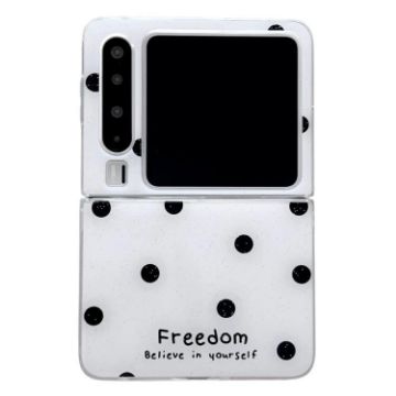 Huawei Pura X Phone Case - White Glitter Powder Dots Pattern - 1