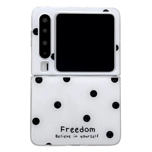 Huawei Pura X Phone Case - White Glitter Powder Dots Pattern - 1