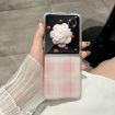 For Honor Magic V Flip Pink Glitter Powder Dots Pattern Phone Case - 2