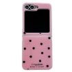 Samsung Galaxy Z Flip6 Case Rose Red Glitter Powder Dots Pattern - 1