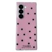 Samsung Galaxy Z Fold5 Rose Red Glitter Dots Phone Case - 1