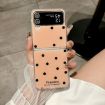 Samsung Galaxy Z Flip4 Gold Glitter Dots Pattern Phone Case - 2