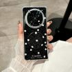 OPPO Find N5 Phone Case Black - Glitter Dots Pattern with Holder - 2