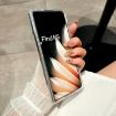 OPPO Find N5 Phone Case Black - Glitter Dots Pattern with Holder - 5
