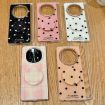 OPPO Find N5 Phone Case Gold - Glitter Dots Pattern with Holder - 6