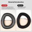 Replacement Earpads for Sennheiser HD700 - 2pcs Nano Hot Pressing Black - 6