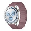 18mm Smoky Purple Tri-beads Magnetic Silicone Watch Band - 1