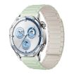 22mm Light Mint Starlight Magnetic Silicone Watch Band Tri-beads - 1