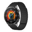 22mm Black Tri-beads Magnetic Silicone Watch Band - 1