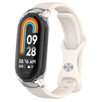 Xiaomi Smart Band 9/8 Silicone Watch Band & Case - Starlight Color - 1