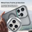 iPhone 15 Pro Max Kalebol Metal Lens Frame MagSafe Case Dark Purple - 4