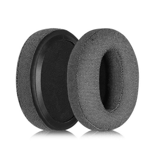 Replacement Earpads for Sennheiser HD Series, Sackcloth Grey, 2pcs - 1