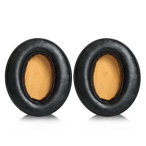 Replacement Lambskin Earpads for Sennheiser MOMENTUM 2.0 - Black Yellow - 1