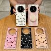 Huawei Mate X6 Glitter Dots Phone Case with Holder - Gold - 7