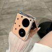 Huawei P50 Pocket Pink Glitter Dots Phone Case with Holder - 5