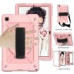 Samsung Galaxy Tab A7 10.4 (2020) Shockproof Case with Holder, Rose Gold - 5