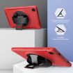 Samsung Galaxy Tab A7 10.4 Case 360 Rotation with Holder & Strap Red - 6