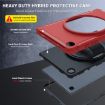 Samsung Galaxy Tab A7 10.4 Case 360 Rotation with Holder & Strap Red - 7