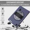 Samsung Galaxy Tab A7 10.4 (2020) 360 Rotating Case with Strap - Blue - 4